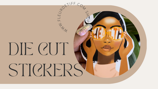 Behind the scenes- How I make my die cut stickers