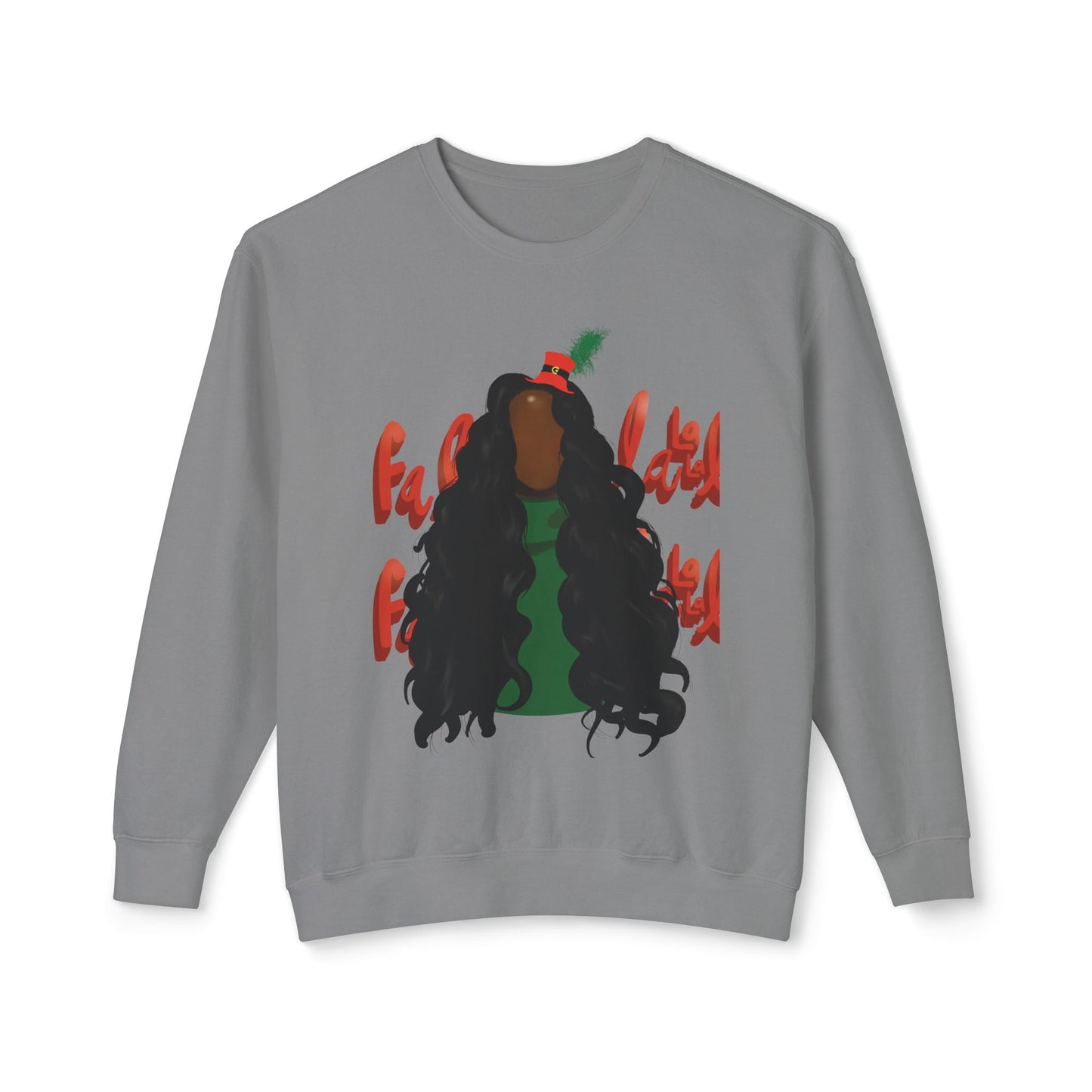 Fa LaLaLaLa Crewneck Sweatshirt for Women - Perfect Holiday Gift