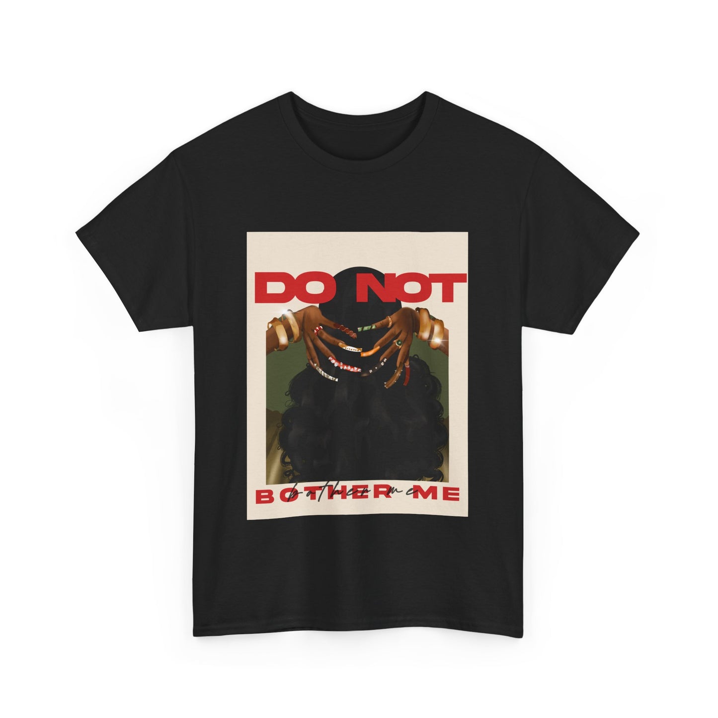 Do Not Bother Me Graphic Tee - Unisex Heavy Cotton T-Shirt for Chill Vibes