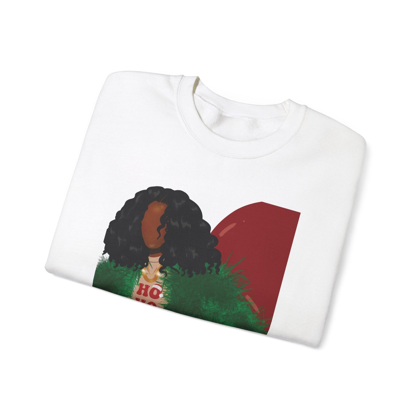 Festive HO HO HO Unisex Crewneck Sweatshirt