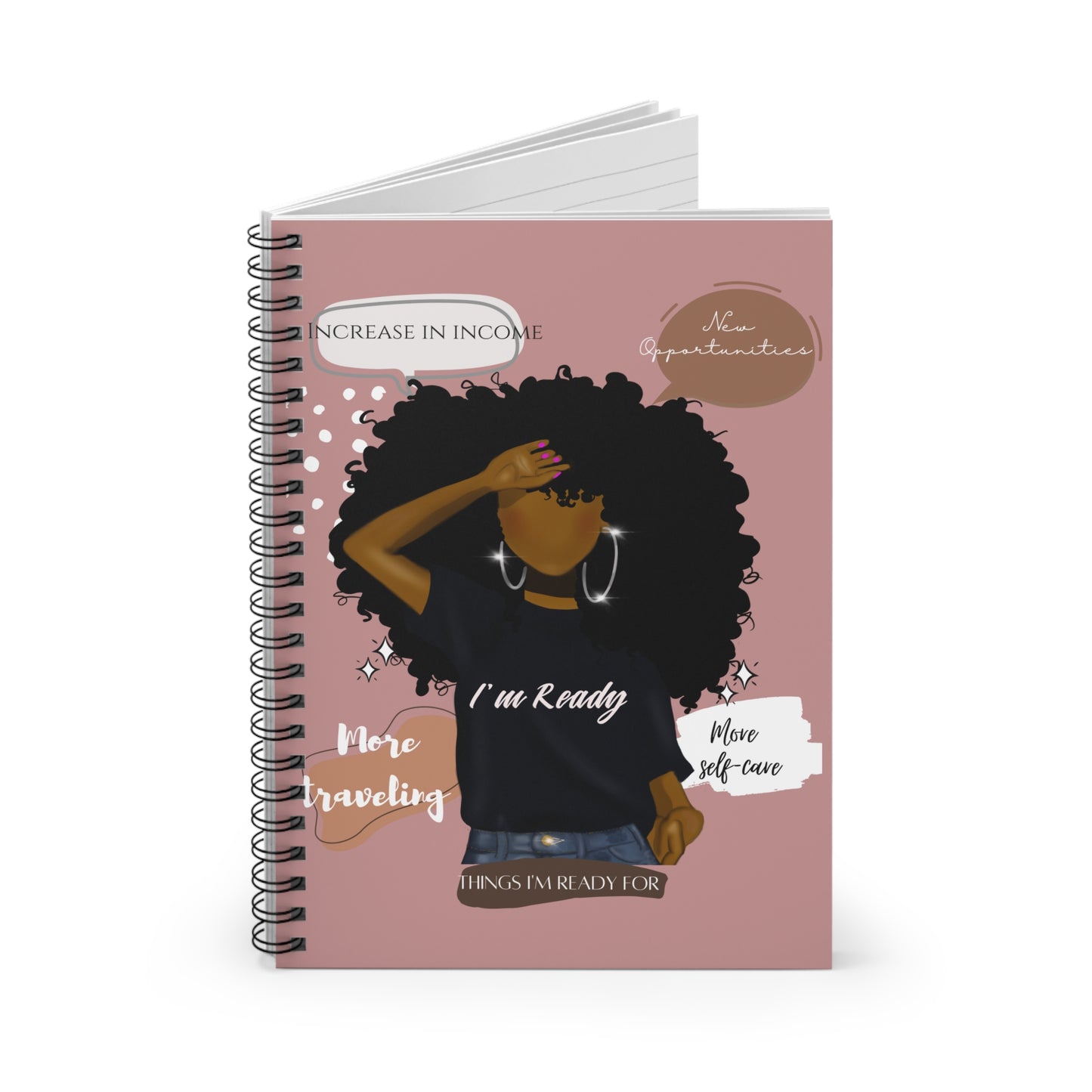 I'm ReadySpiral Notebook - Ruled Line