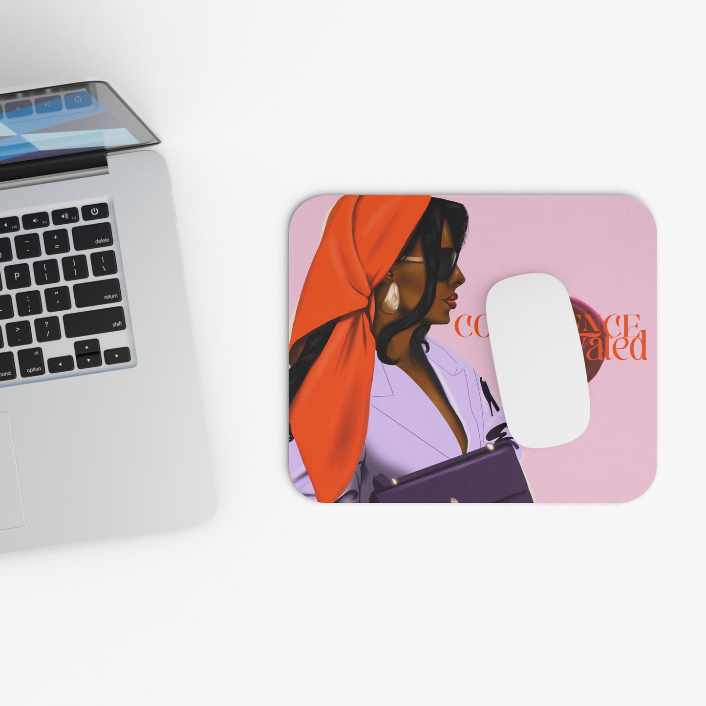 Confidence Activated Mouse Pad — Stylish Desk Mat for Bold Women
