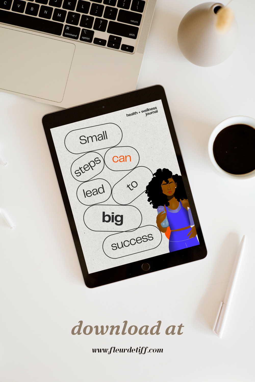 Health & Wellness Journal | Digital Download| Begin your wellness journey today