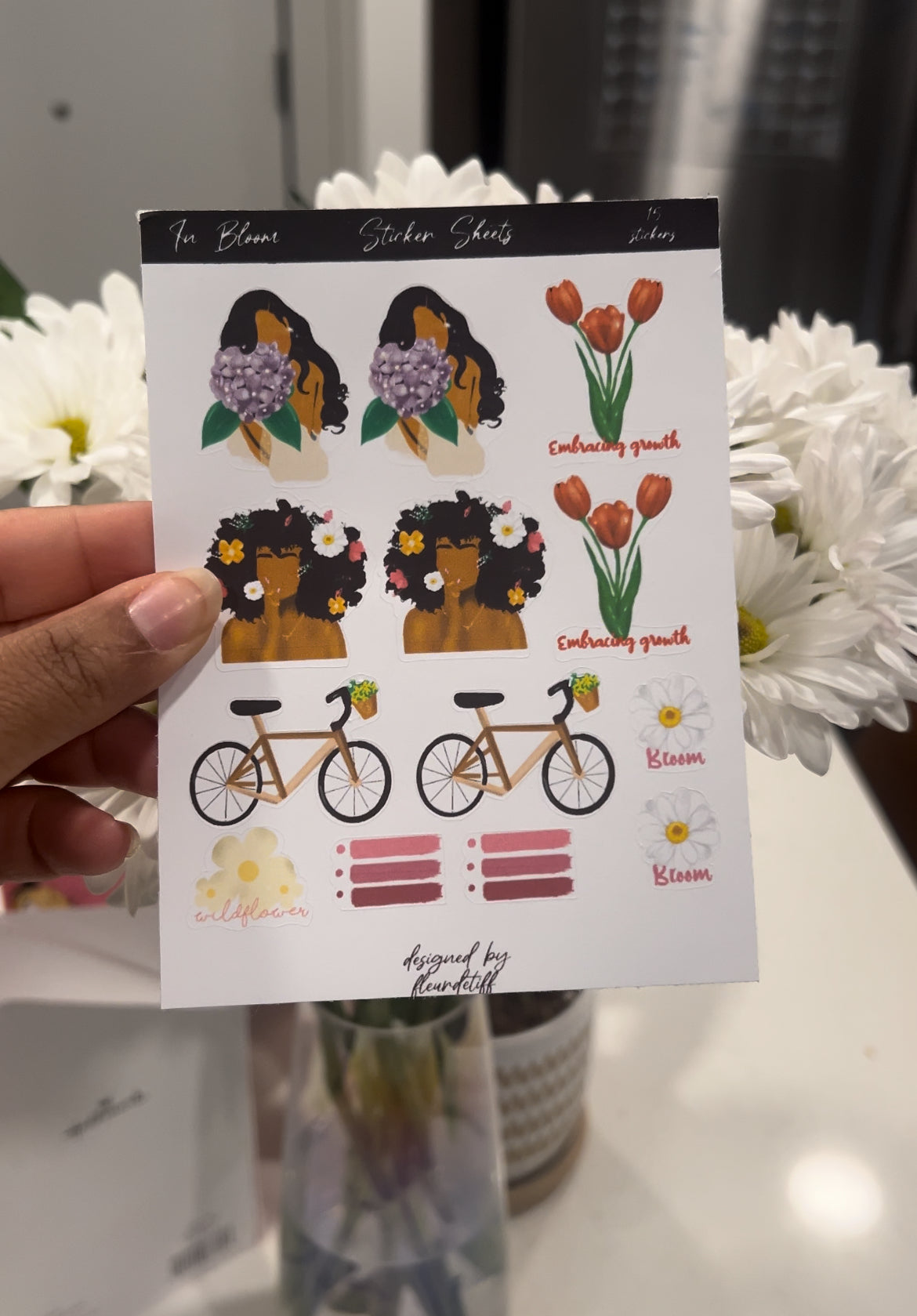 In Bloom Sticker Sheet | Kiss Cut Sticker Sheet (Copy)