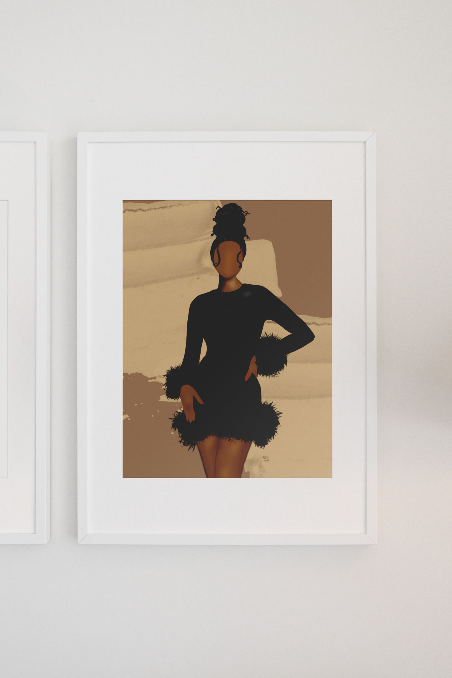 Black Elegance 8x10 Art Print