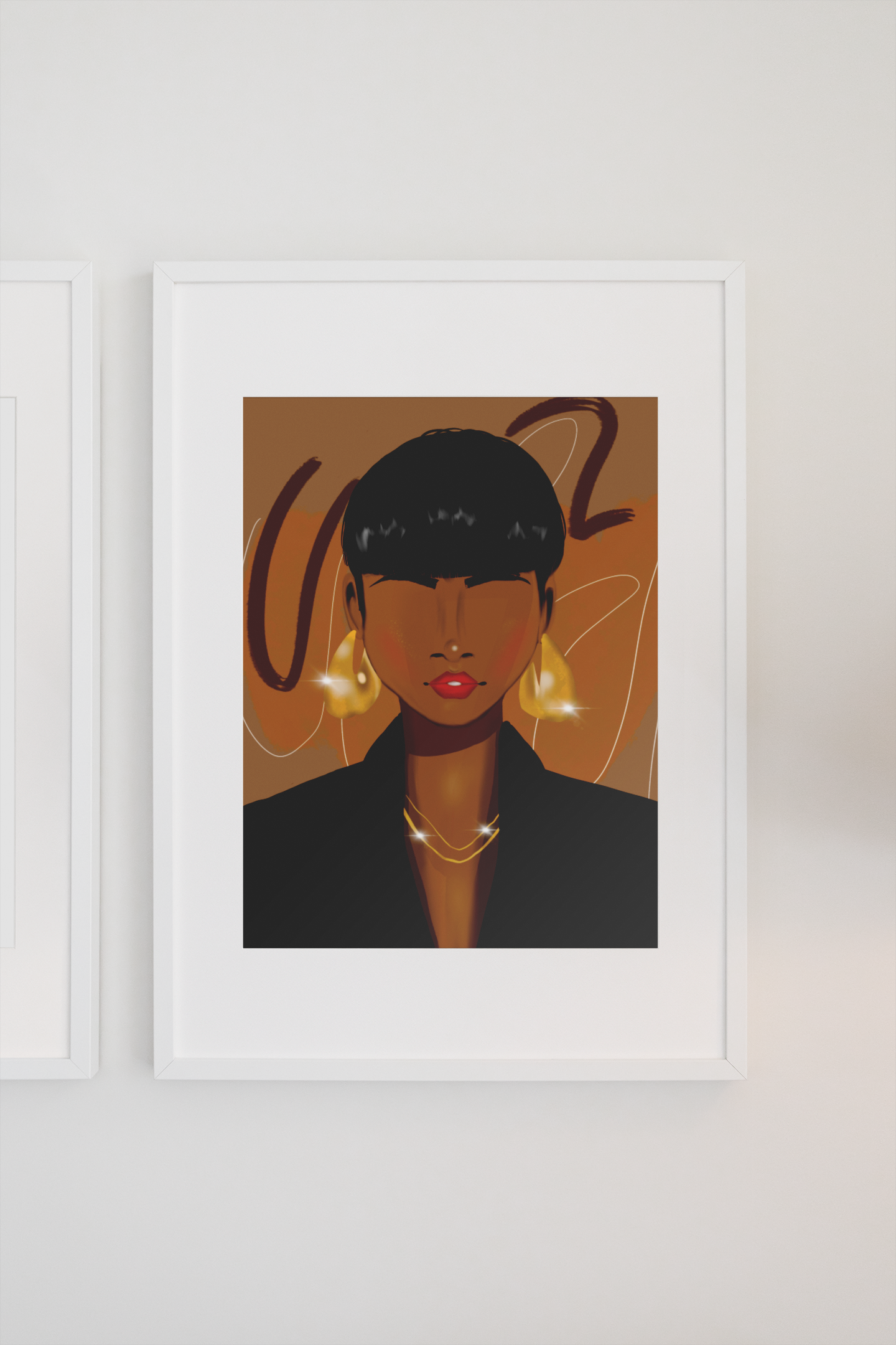 90's Vibe Black Girl Art | 8x 10 Art Print