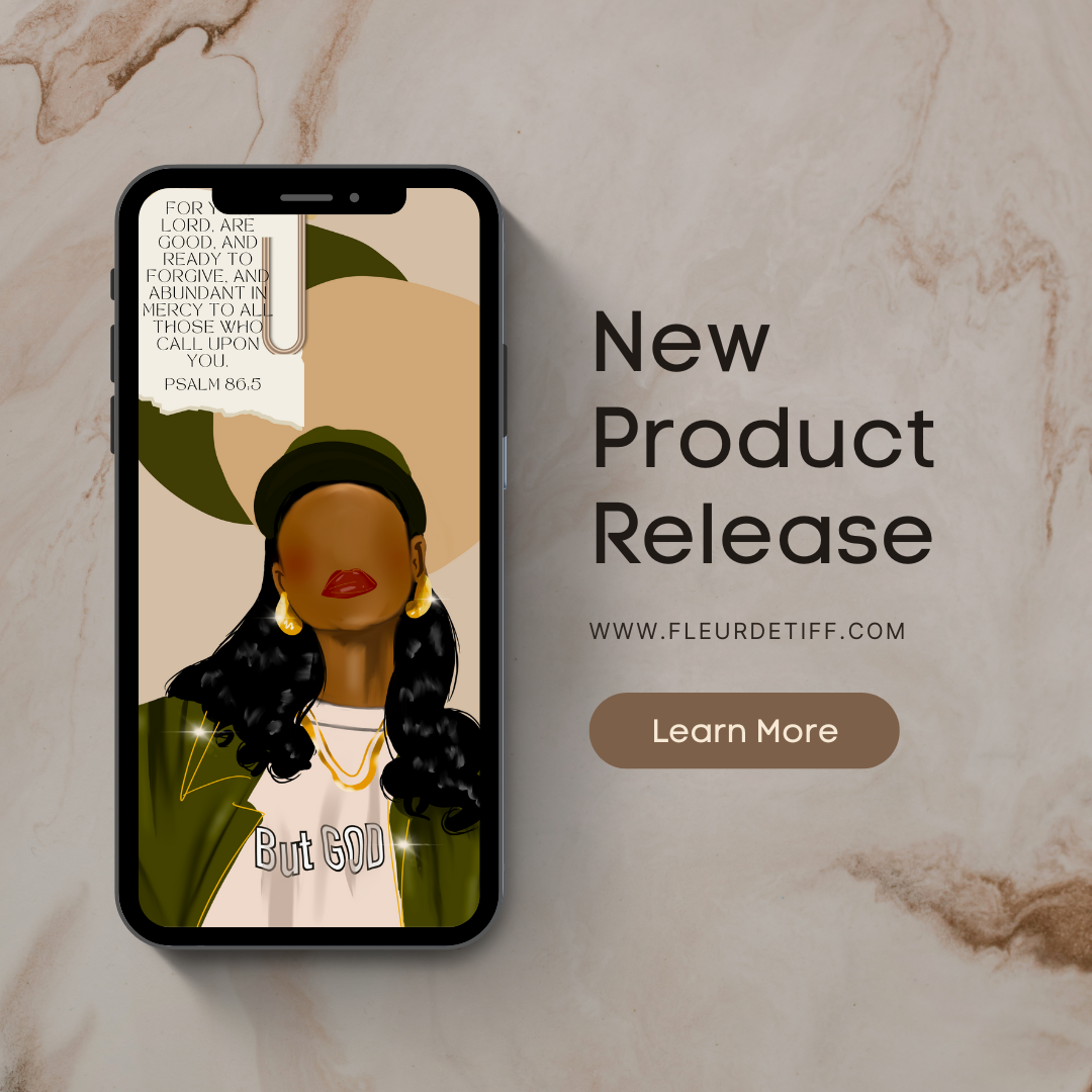 fleur de tiff phone wallpaper digital download