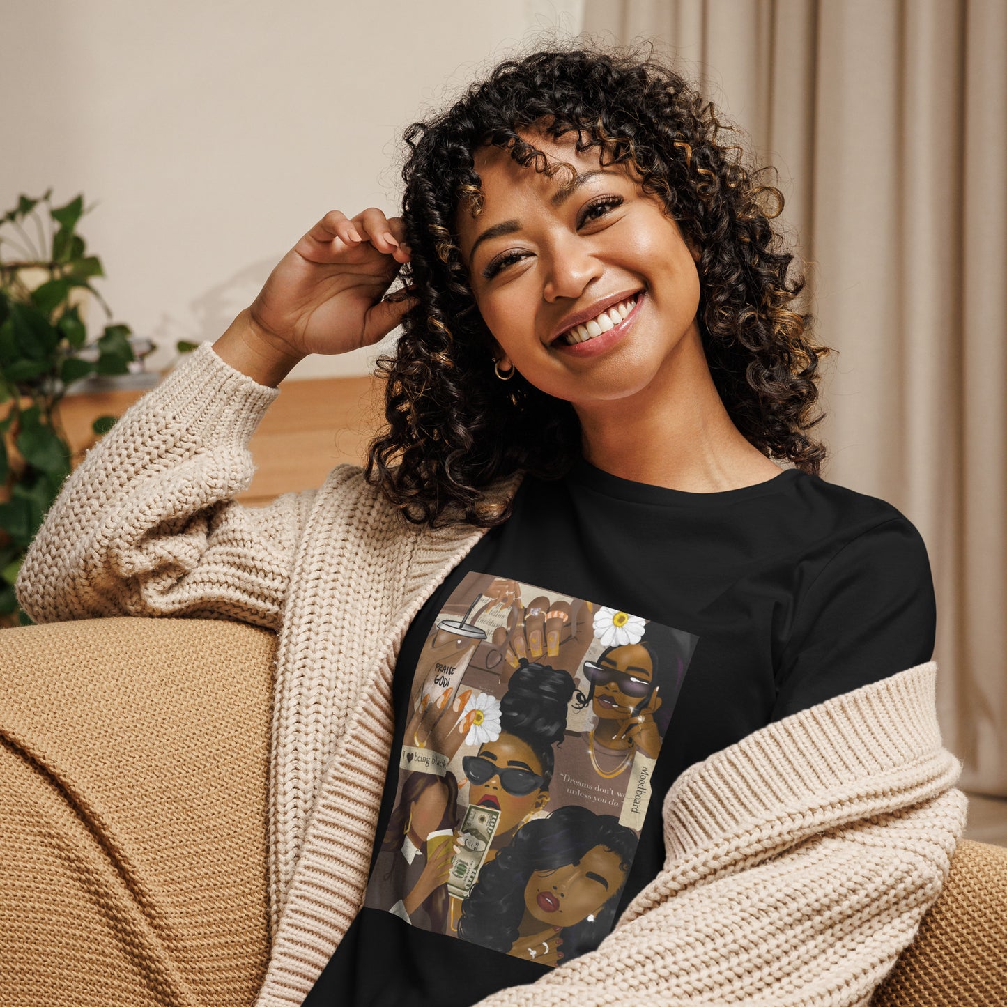 Love Being Black Women's Relaxed T-Shirt