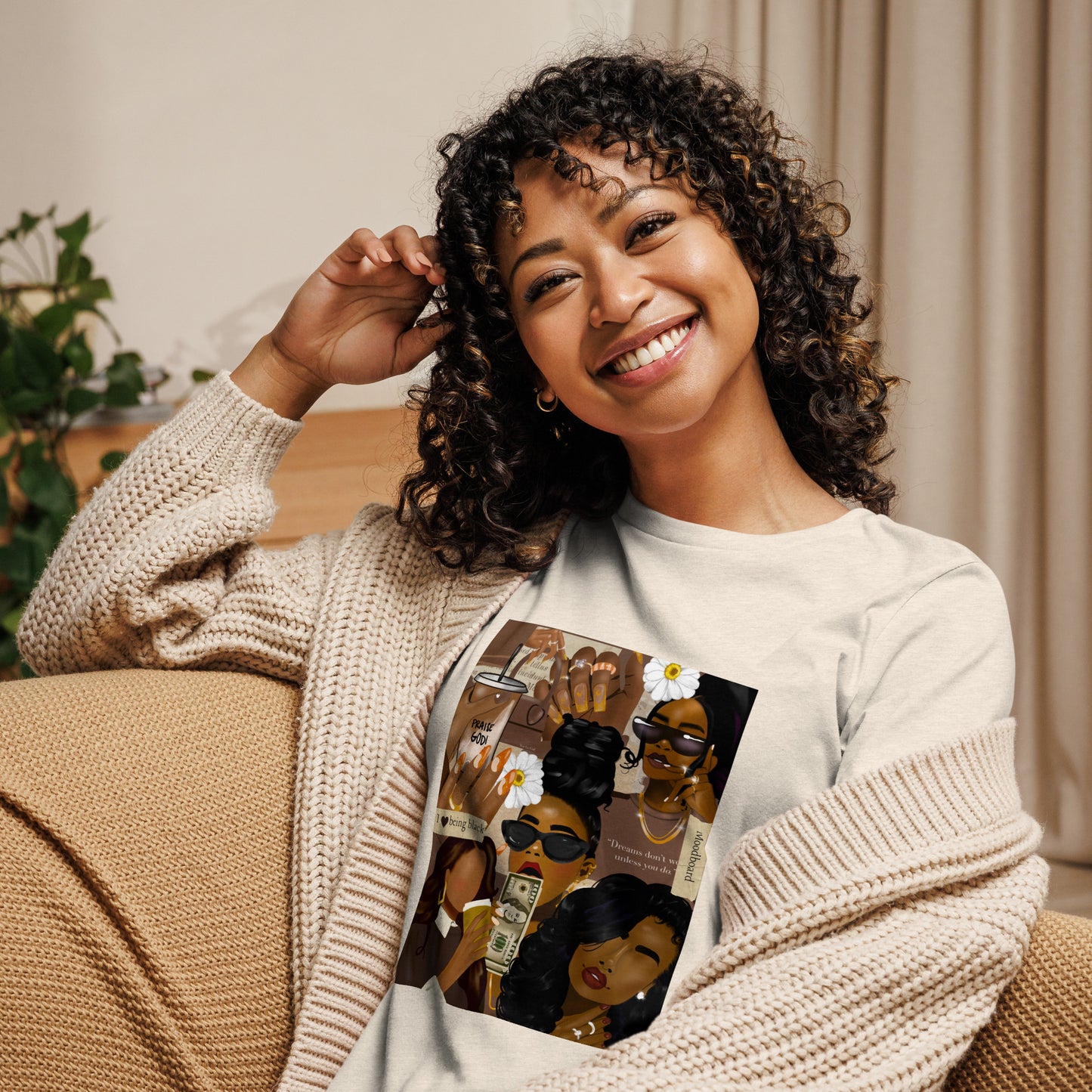 Love Being Black Women's Relaxed T-Shirt