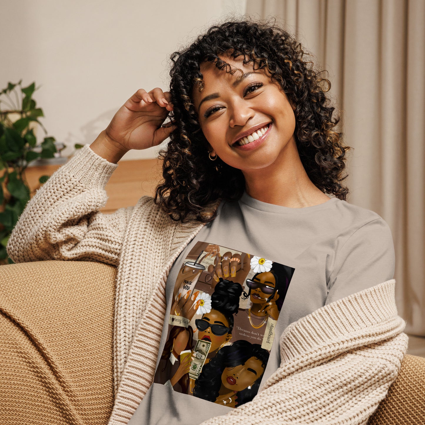 Love Being Black Women's Relaxed T-Shirt