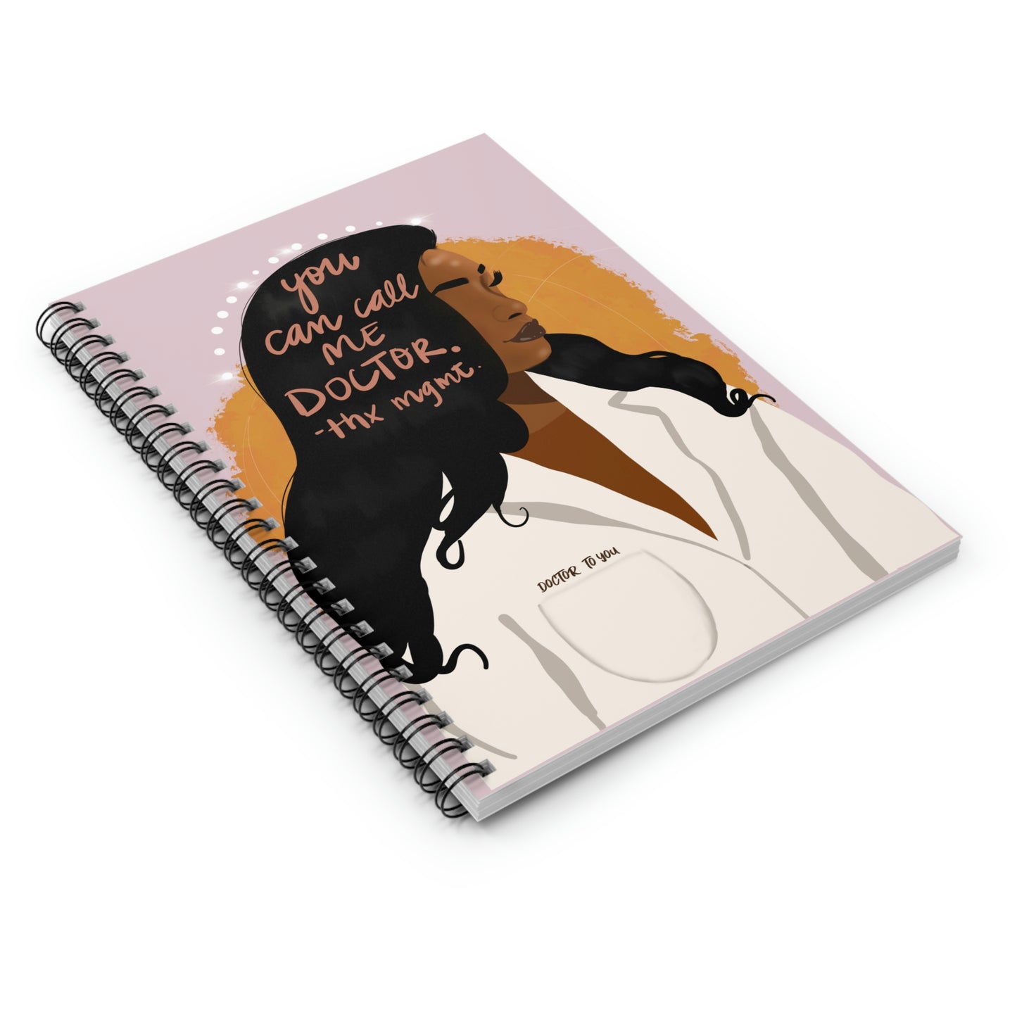 Call Me Doctor-Spiral Notebook - Ruled Line