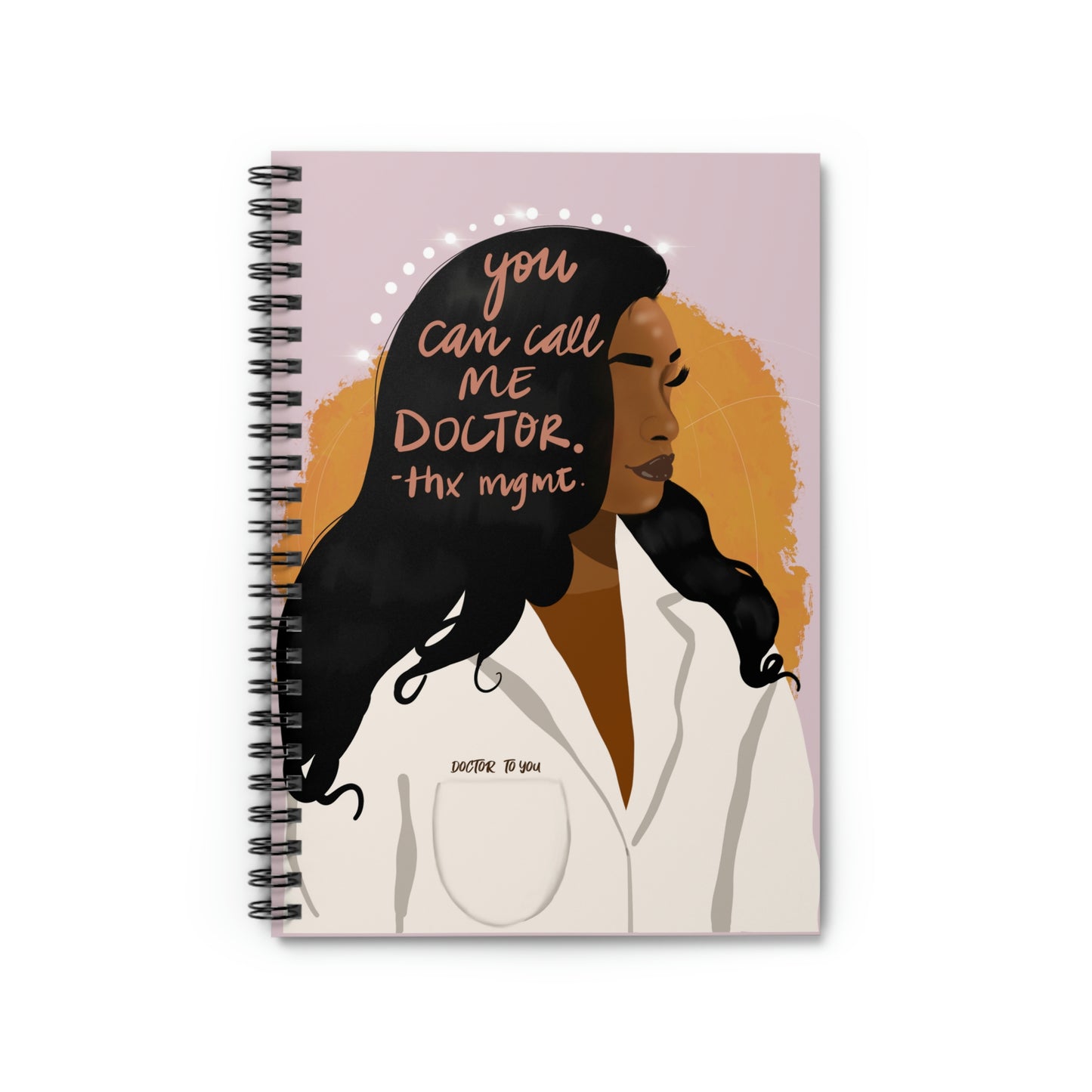 Call Me Doctor-Spiral Notebook - Ruled Line