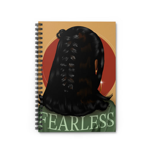 Fearless Spiral Notebook - Inspirational Journal for Creatives, School, Gifts, Motivation, Writing, Art, Self-Expression, Women Empowerment
