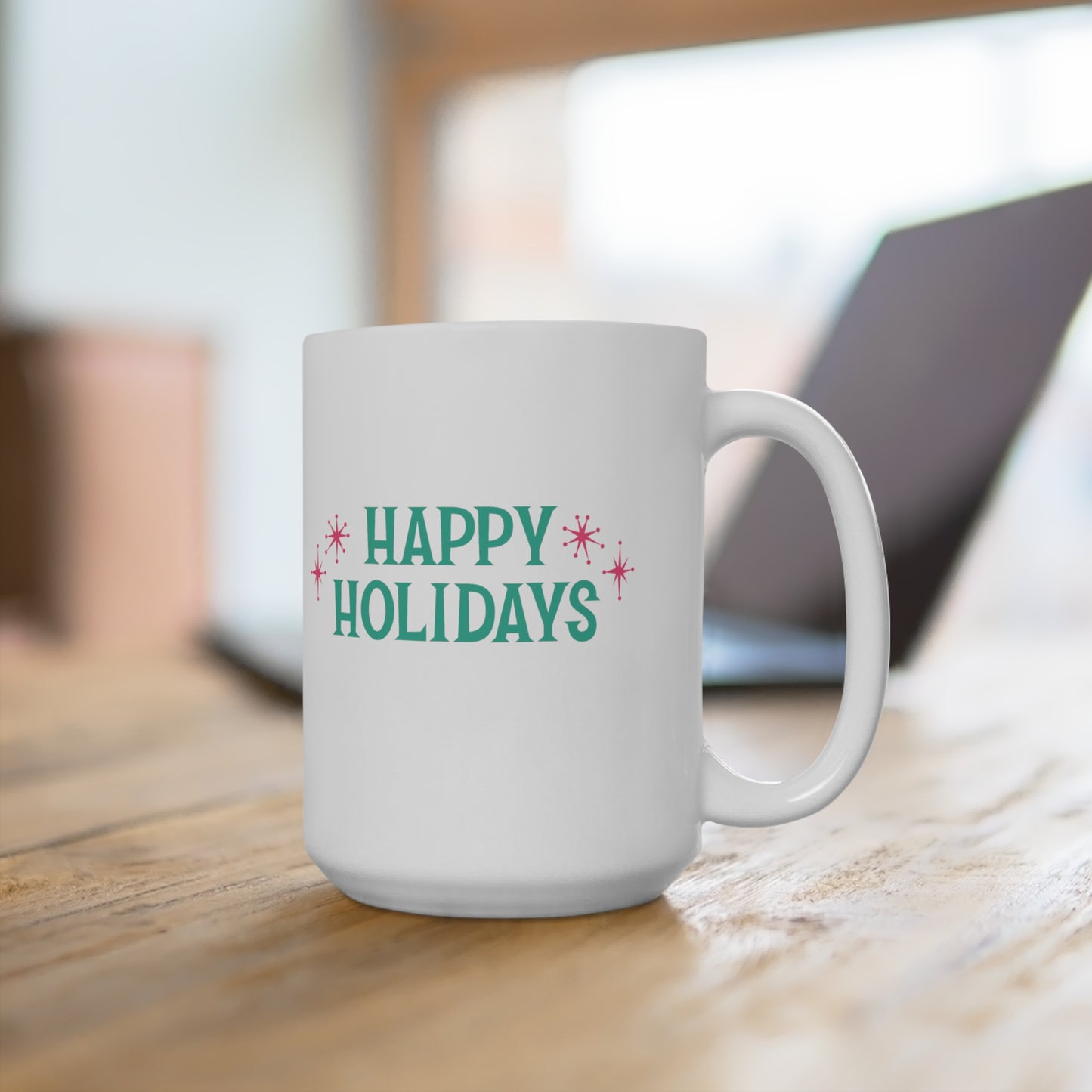 Happy Holidays Mug 15oz