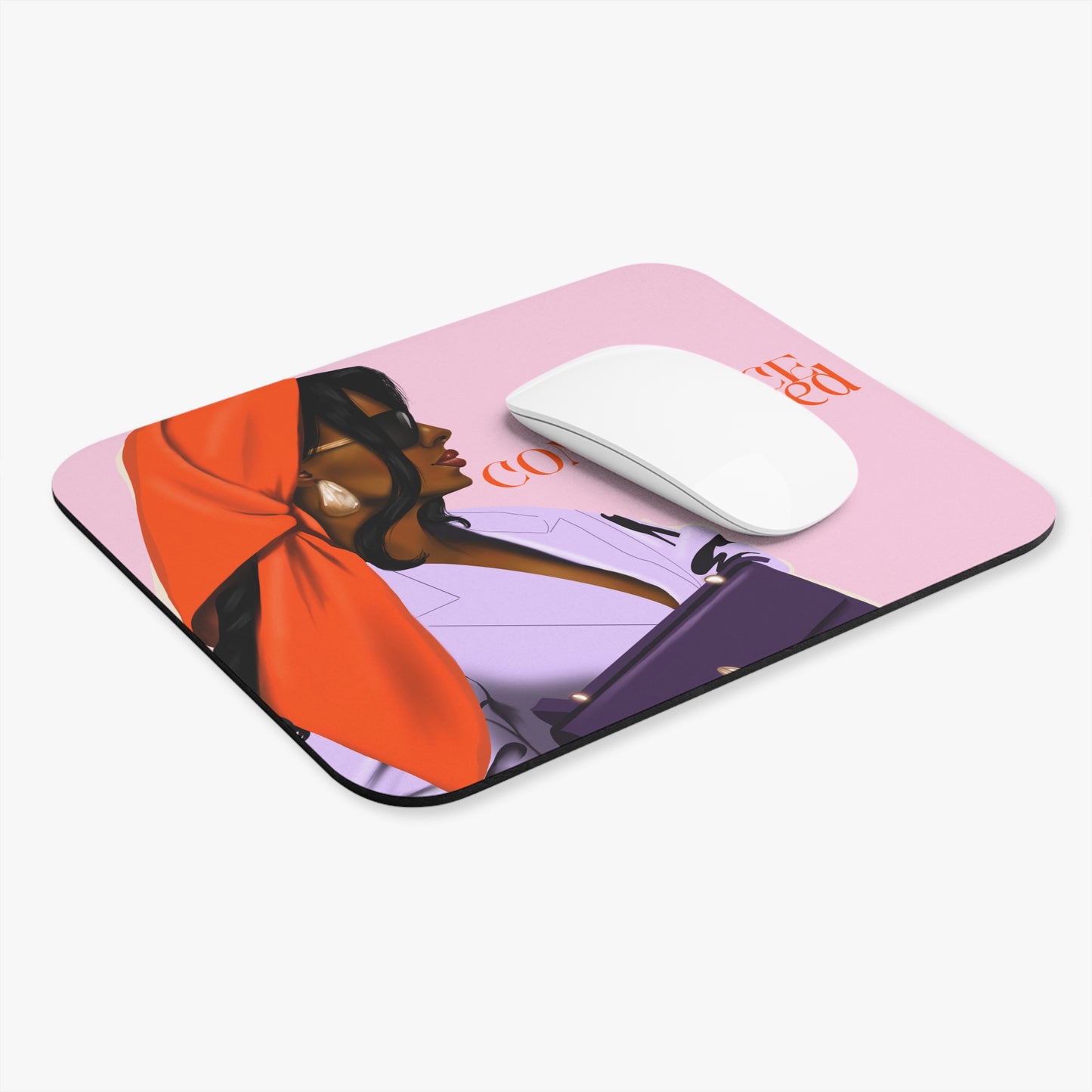 Confidence Activated Mouse Pad — Stylish Desk Mat for Bold Women