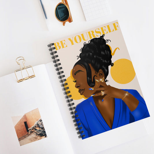BE YOURSELF Spiral Notebook - Ruled Line