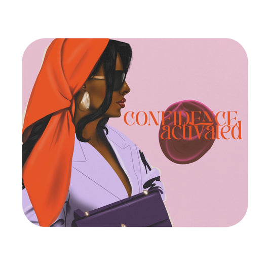 Confidence Activated Mouse Pad — Stylish Desk Mat for Bold Women