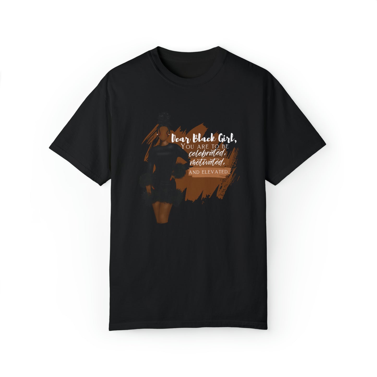 Dear Black Girl Unisex Garment-Dyed T-shirt