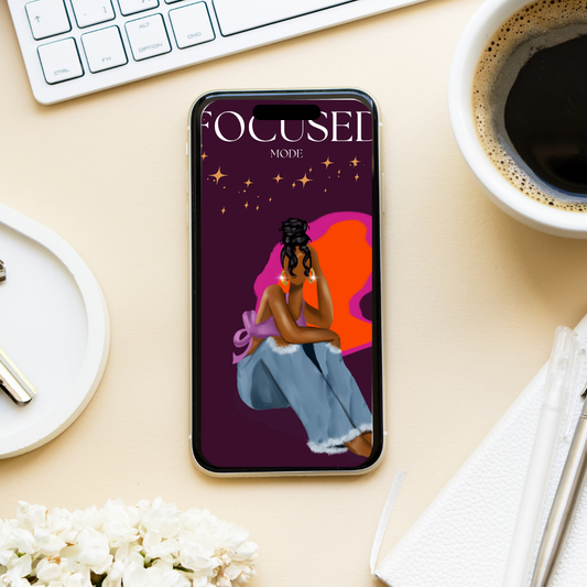 Focused Mode Phone Wallpaper | Digital Download for Intentional Living