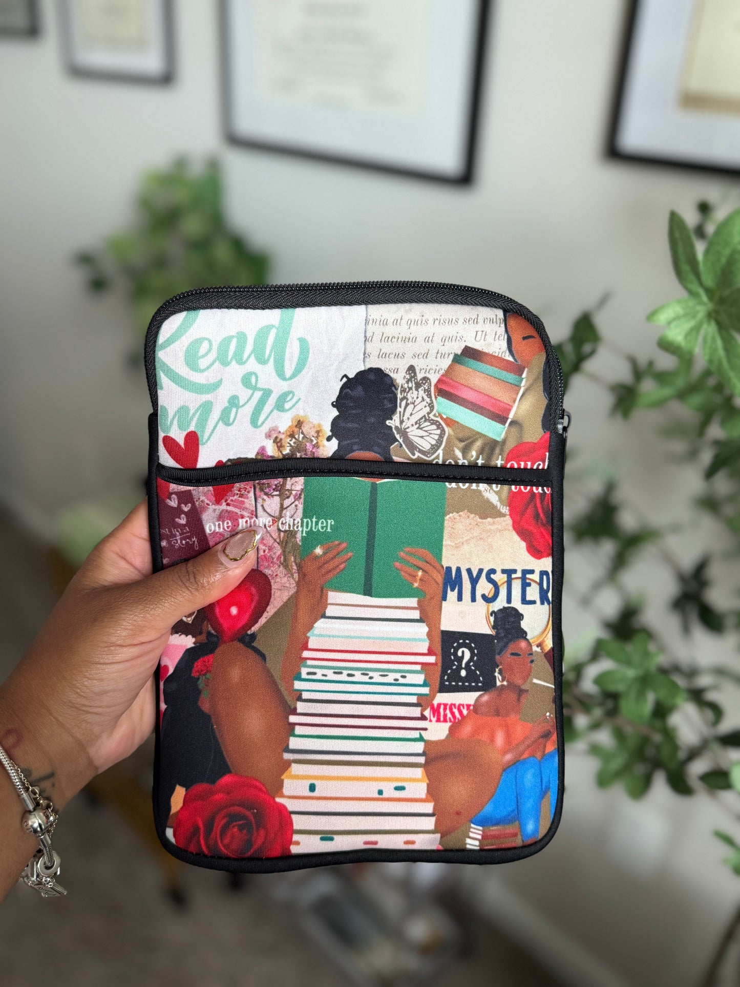 Cozy Girl Approved 6" 7" Kindle Case | Read More Book Lover Protective Sleeve-Limited Holiday Item