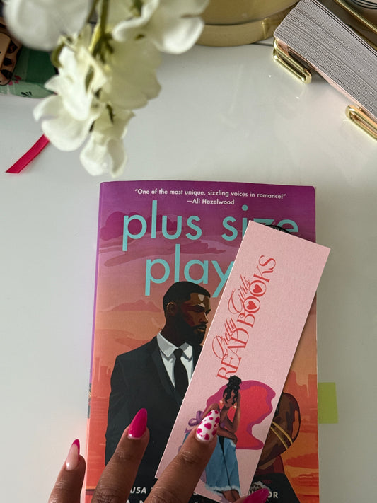 colorful laminated cardstock bookmark with black woman