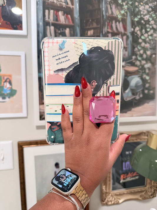 Cozy Bookish Girl Kindle Insert | “Phone on DND” Reader Aesthetic Printable