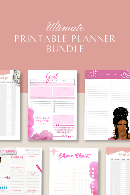 Ultimate Printable Planner Bundle-Instant Download